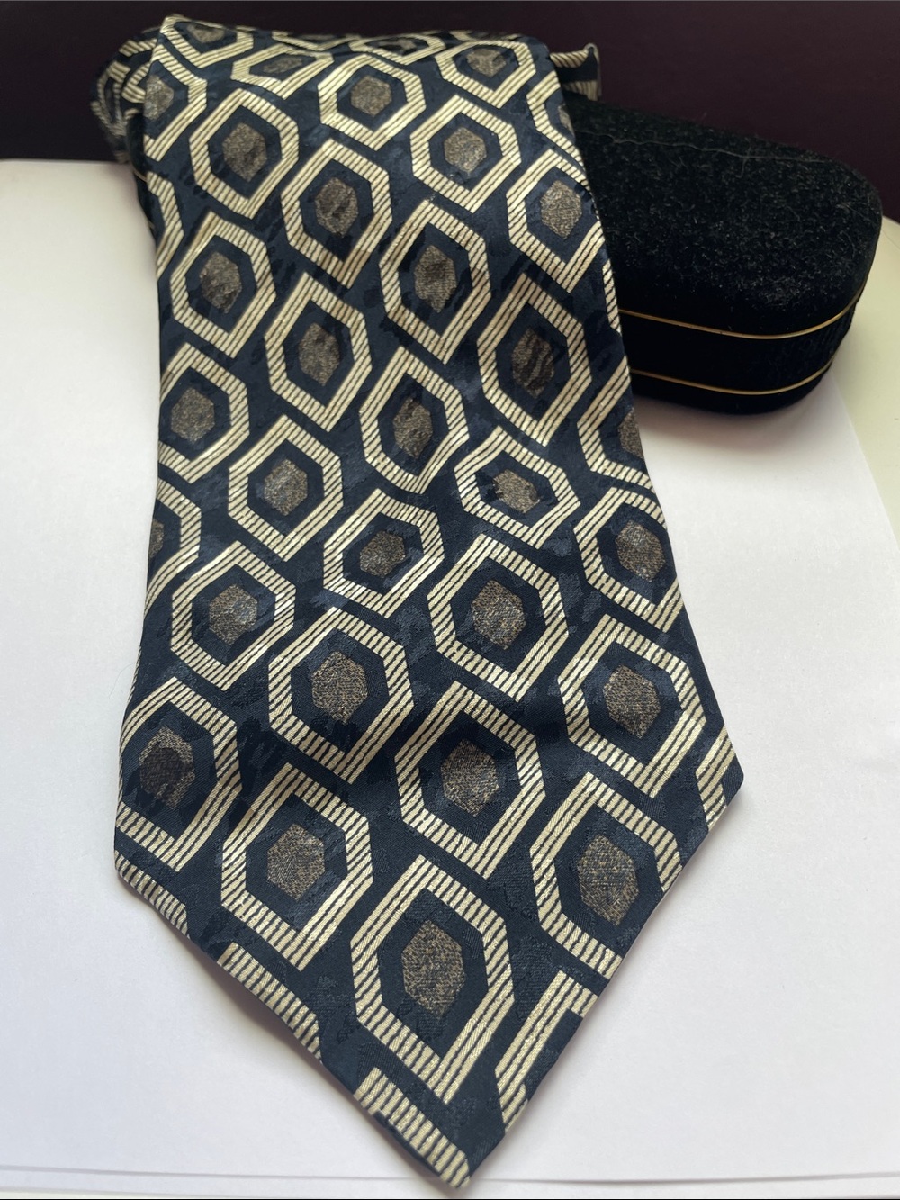 VTG VITO RUFOLO SILK JACQUARD TIE